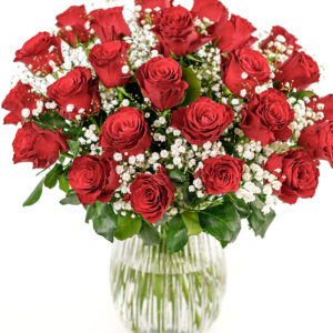 24 Luxury Red Roses